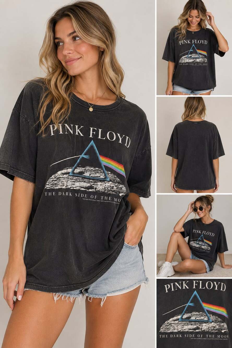 Pink Floyd The Dark Side of the Moon Graphic T-Shirt 3xl